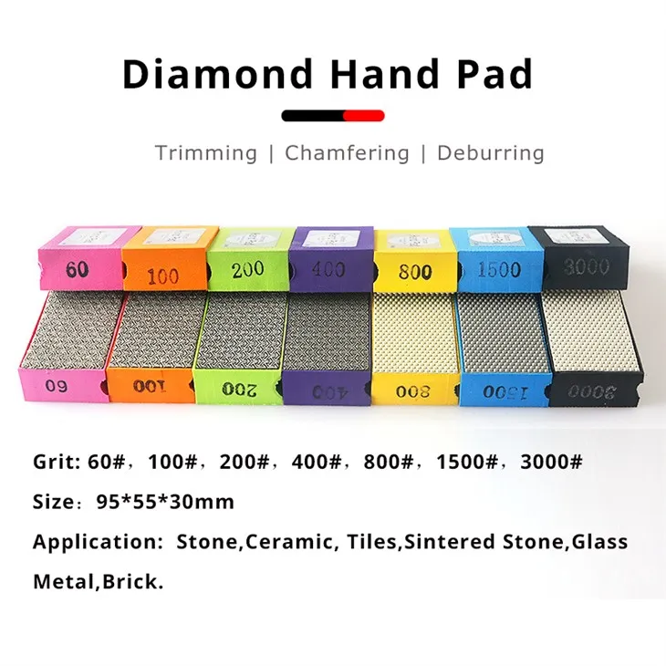 Diamond Hand Polishing Pad Grit